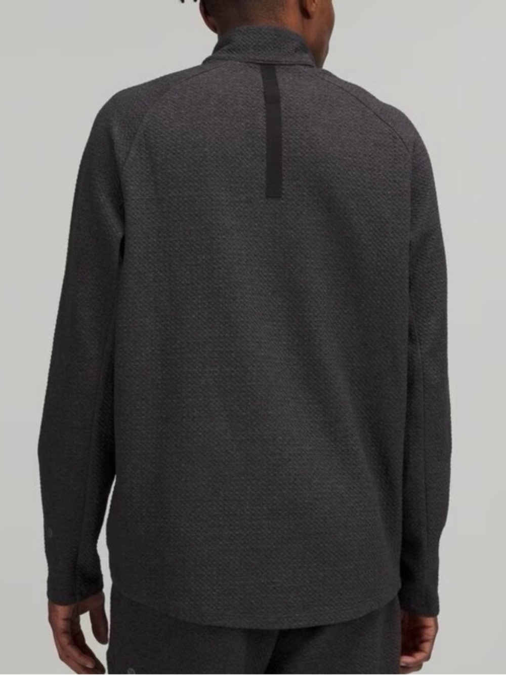 Lululemon At Ease Half-Zip Heathered Black / Size XL